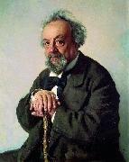 Ilya Repin Aleksey Pisemsky oil painting artist